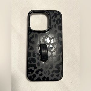 Loopy IPhone 14 Pro Midnight Leopard Case